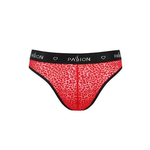 Czerwone slipy męskie koronkowe Mike 031, Kolor czerwony, Rozmiar L/XL, Passion ze sklepu Intymna w kategorii Majtki męskie - zdjęcie 183906023