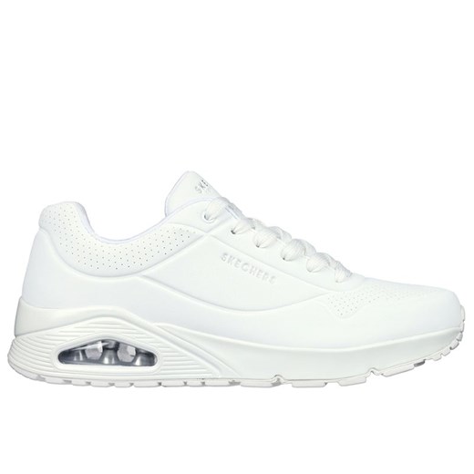 Buty damskie Skechers Uno Stand on Air 52458W - białe ze sklepu streetstyle24.pl w kategorii Buty sportowe męskie - zdjęcie 183906041