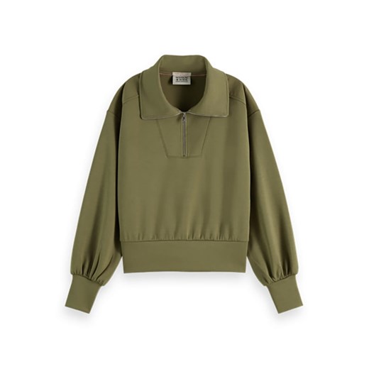 Scotch &amp; Soda Bluza w kolorze khaki ze sklepu Limango Polska w kategorii Bluzy damskie - zdjęcie 183906150