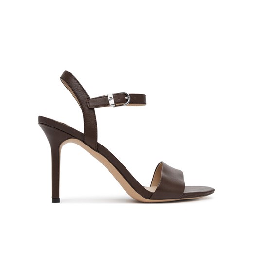 Sandały LAUREN RALPH LAUREN 802940727011 Brązowy ze sklepu eobuwie.pl w kategorii Sandały damskie - zdjęcie 183906264
