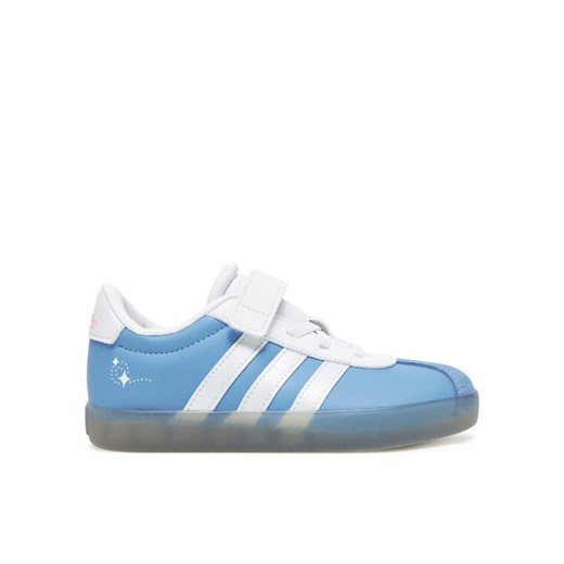 Sneakersy adidas VL Court 3.0 JR4901 Błękitny ze sklepu eobuwie.pl w kategorii Buty sportowe dziecięce - zdjęcie 183906294