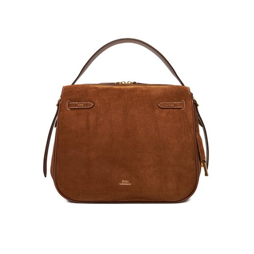 Torebka Polo Ralph Lauren 428962627001 Brązowy ze sklepu eobuwie.pl w kategorii Torebki damskie - zdjęcie 183906302