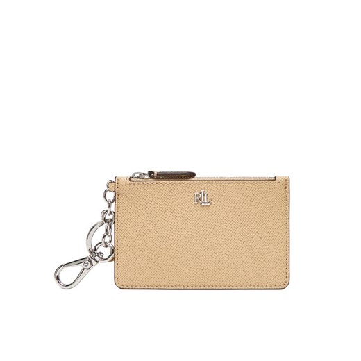 Etui na karty kredytowe LAUREN RALPH LAUREN 432966789009 Beżowy ze sklepu eobuwie.pl w kategorii Portfele damskie - zdjęcie 183906344