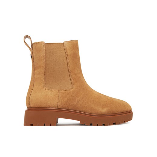 Sztyblety LAUREN RALPH LAUREN 802974477001 Brązowy ze sklepu eobuwie.pl w kategorii Botki - zdjęcie 183906363