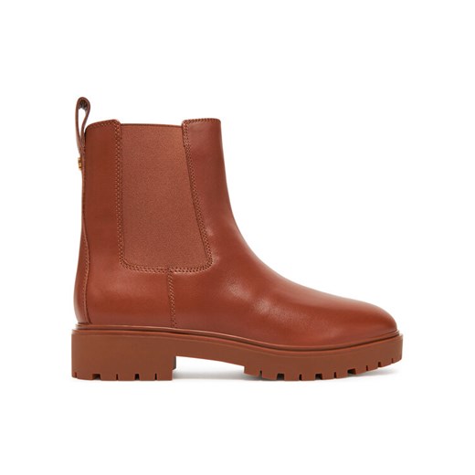 Sztyblety LAUREN RALPH LAUREN 802974476001 Brązowy ze sklepu eobuwie.pl w kategorii Botki - zdjęcie 183906372