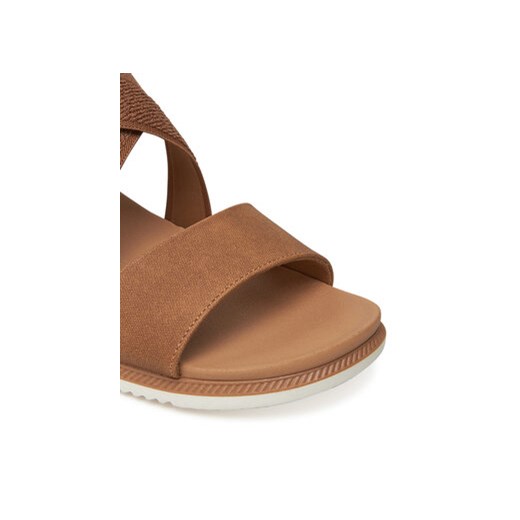 Sandały damskie Skechers casual z klamrą 