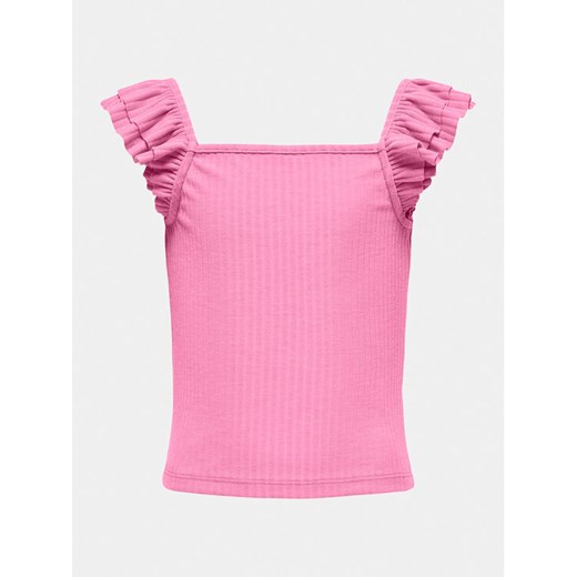 Kids ONLY Top Nella 15317829 Różowy Slim Fit ze sklepu MODIVO w kategorii Bluzki dziewczęce - zdjęcie 183907483