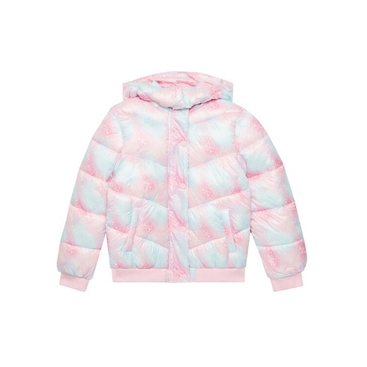 Guess Kurtka zimowa J5YL02 WEGY0 Różowy Regular Fit ze sklepu MODIVO w kategorii Kurtki dziewczęce - zdjęcie 183907500