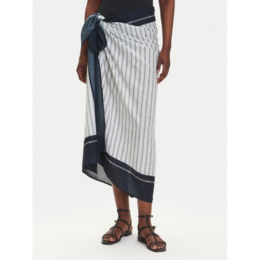 Tommy Hilfiger Pareo UW0UW05862 Écru ze sklepu MODIVO w kategorii Szaliki i chusty damskie - zdjęcie 183907532