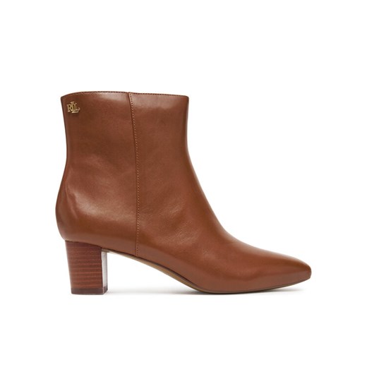 LAUREN RALPH LAUREN Botki 802974503001 Brązowy ze sklepu MODIVO w kategorii Botki - zdjęcie 183907541