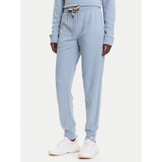 BOSS Spodnie dresowe CP Stripe 50524759 Błękitny Regular Fit ze sklepu MODIVO w kategorii Spodnie damskie - zdjęcie 183907543
