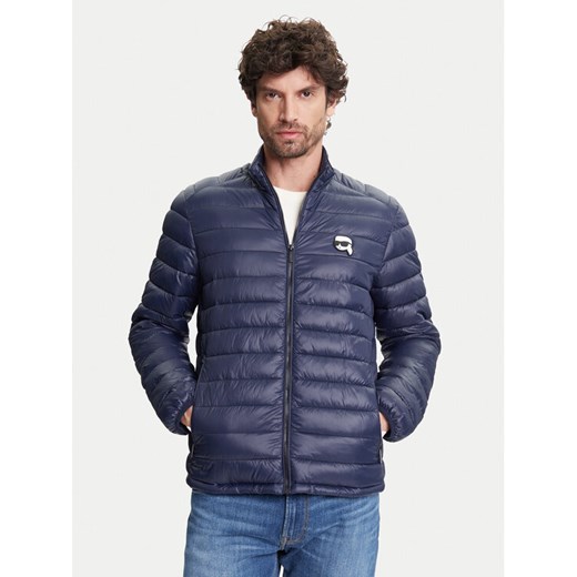 KARL LAGERFELD Kurtka puchowa 505710 551590 Granatowy Regular Fit ze sklepu MODIVO w kategorii Kurtki męskie - zdjęcie 183907552