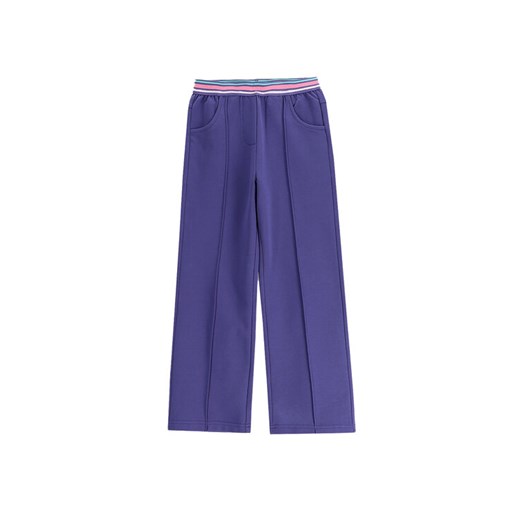 Coccodrillo Spodnie dresowe WC5120101CGK Granatowy Slim Fit ze sklepu MODIVO w kategorii Spodnie dziewczęce - zdjęcie 183907554