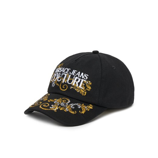 Versace Jeans Couture Czapka z daszkiem 78VAZK17 Czarny ze sklepu MODIVO w kategorii Czapki z daszkiem damskie - zdjęcie 183907561