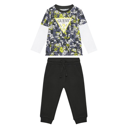 Guess Komplet dziecięcy N5YG00 K8HM4 Zielony Regular Fit ze sklepu MODIVO w kategorii Komplety chłopięce - zdjęcie 183907613