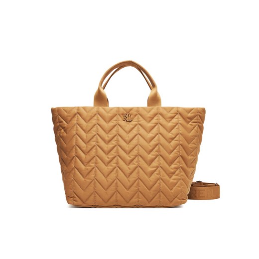 LAUREN RALPH LAUREN Torebka 431974398002 Khaki ze sklepu MODIVO w kategorii Torby Shopper bag - zdjęcie 183907651