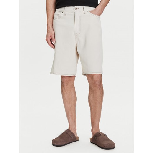 Gap Szorty jeansowe 781609 Beżowy Loose Fit ze sklepu MODIVO w kategorii Spodenki męskie - zdjęcie 183907652