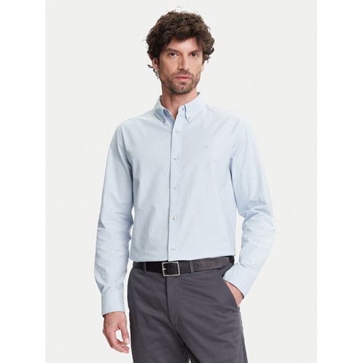 Calvin Klein Jeans Koszula LV040EM125 Błękitny Regular Fit ze sklepu MODIVO w kategorii Koszule męskie - zdjęcie 183907673