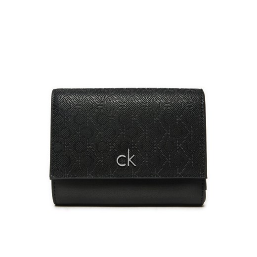 Calvin Klein Mały Portfel Damski Ck Daily Medium Trifold_Mono K60K612841 Czarny ze sklepu MODIVO w kategorii Portfele damskie - zdjęcie 183907703