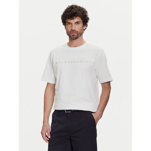 Baldessarini T-Shirt B4 20082.5293 Biały Regular Fit ze sklepu MODIVO w kategorii T-shirty męskie - zdjęcie 183907714