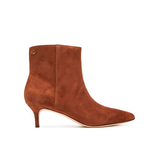 LAUREN RALPH LAUREN Botki 802967779002 Brązowy ze sklepu MODIVO w kategorii Botki - zdjęcie 183907740