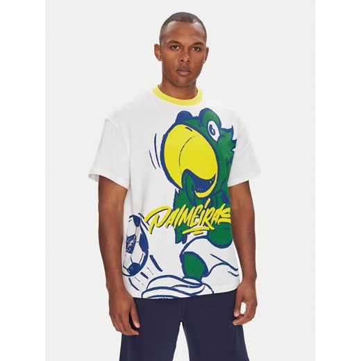 Puma T-Shirt CWC Hoops x Palmeiras 631705 Biały Regular Fit ze sklepu MODIVO w kategorii T-shirty męskie - zdjęcie 183907753