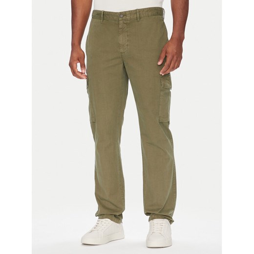 Tommy Hilfiger Spodnie materiałowe Denton MW0MW39695 Zielony Straight Fit ze sklepu MODIVO w kategorii Spodnie męskie - zdjęcie 183907763