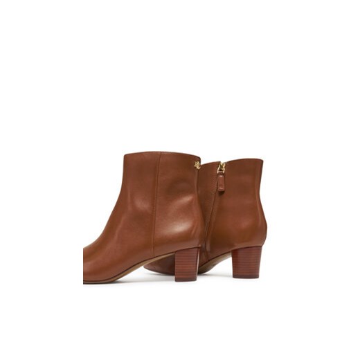 Botki Ralph Lauren z zamkiem eleganckie 