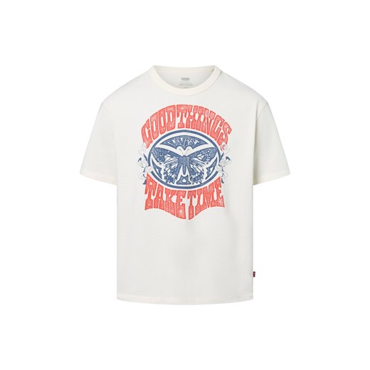 Levi's Koszulka męska Mężczyźni Bawełna piaskowy nadruk ze sklepu vangraaf w kategorii T-shirty męskie - zdjęcie 183909482