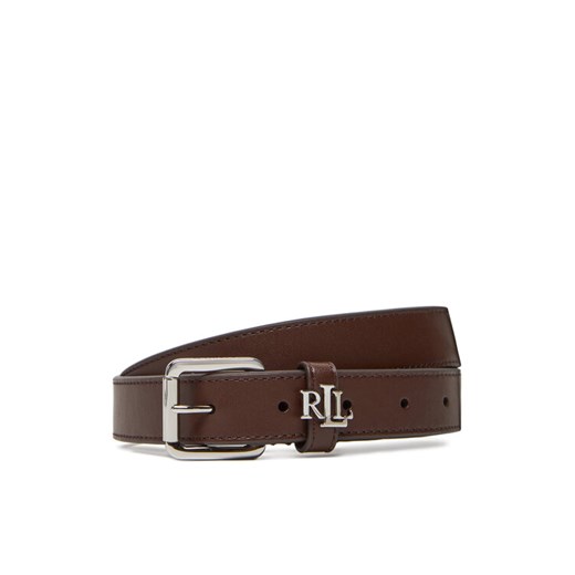 LAUREN RALPH LAUREN Pasek Damski 412968763007 Brązowy ze sklepu MODIVO w kategorii Paski damskie - zdjęcie 183910644