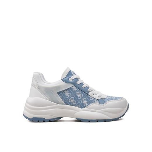 Guess Sneakersy Samra FLTSMR FAL12 Niebieski ze sklepu MODIVO w kategorii Buty sportowe damskie - zdjęcie 183910663