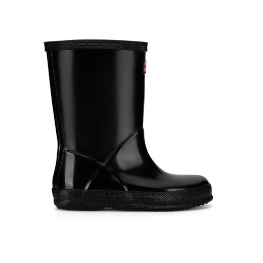 Hunter Kalosze KFT5094RGL-BLK Czarny ze sklepu MODIVO w kategorii Kalosze dziecięce - zdjęcie 183910681