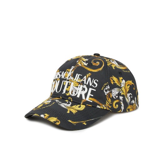 Versace Jeans Couture Czapka z daszkiem 78VAZK10 Czarny ze sklepu MODIVO w kategorii Czapki z daszkiem damskie - zdjęcie 183910691