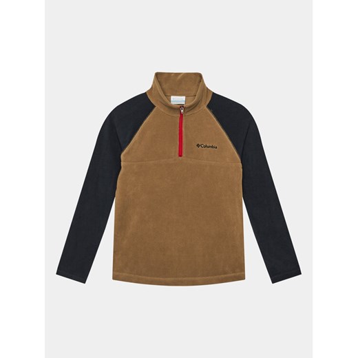 Columbia Polar Glacial™ Half Zip Brązowy Regular Fit ze sklepu MODIVO w kategorii Bluzy chłopięce - zdjęcie 183910760