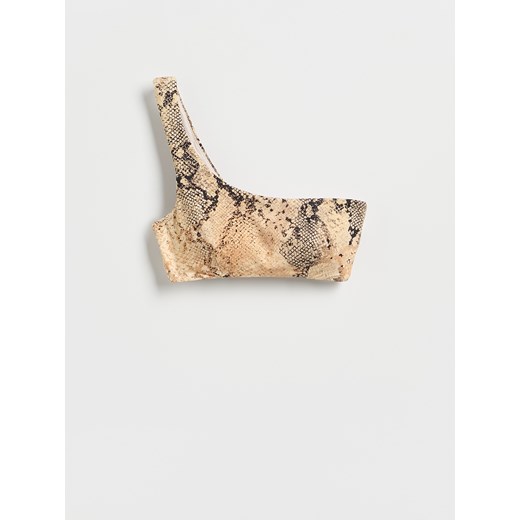 Reserved - Góra od stroju plażowego - ciemnobrązowy ze sklepu Reserved w kategorii Stroje kąpielowe - zdjęcie 183912481