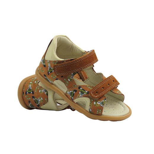 Sandały dziecięce na rzepy brązowe Jamet 191 - id: 17053 - marki Jamet - 183912630 Sandały dziecięce na rzepy brązowe Jamet 191 ze sklepu ulubioneobuwie w kategorii Sandały dziecięce - zdjęcie 183912630
