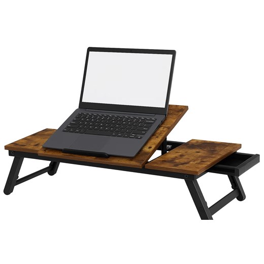 Industrialny Składany Stolik Pod Laptopa T9-F17 ze sklepu Edinos.pl w kategorii Meble biurowe - zdjęcie 183912713