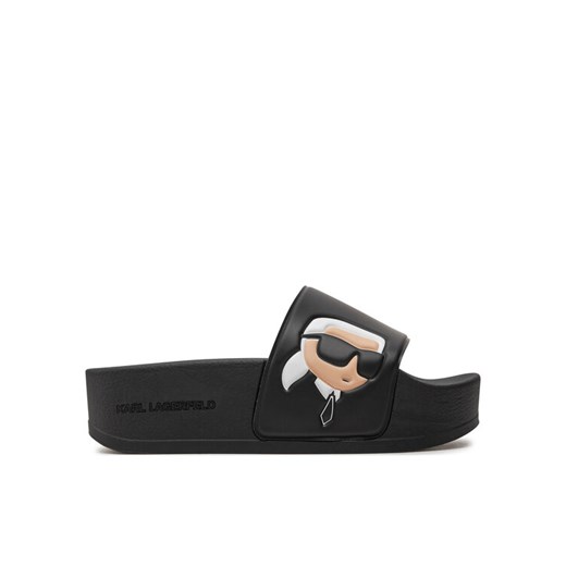 Klapki KARL LAGERFELD KL80805N Czarny Karl Lagerfeld 41 eobuwie.pl