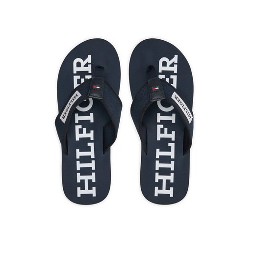 Japonki Tommy Hilfiger Patch Hilfiger Beach Sandal FM0FM05024 Granatowy Tommy Hilfiger 40 eobuwie.pl