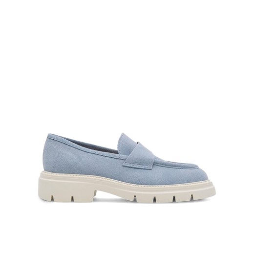 Loafersy Gino Rossi GRACE-E24-26372LM Błękitny ze sklepu eobuwie.pl w kategorii Lordsy damskie - zdjęcie 183913452