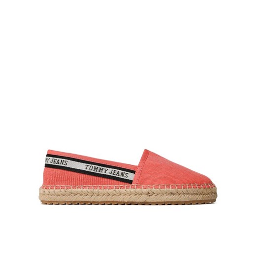 Espadryle Tommy Jeans Tjw Flatform Webbing Espadrille EN0EN02362 Koralowy Tommy Jeans 40 eobuwie.pl
