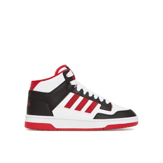 Buty do koszykówki adidas Rapid Court Mid JR3160 Biały ze sklepu eobuwie.pl w kategorii Buty sportowe męskie - zdjęcie 183913523