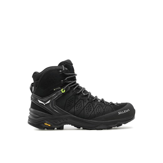 Trekkingi Salewa Ms Alp Trainer 2 Mid Gtx GORE-TEX 61382-0971 Czarny ze sklepu eobuwie.pl w kategorii Buty trekkingowe męskie - zdjęcie 183913634