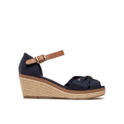 Espadryle Tommy Hilfiger Iconic Elba Sandal FW0FW00906 Granatowy Tommy Hilfiger 39 eobuwie.pl