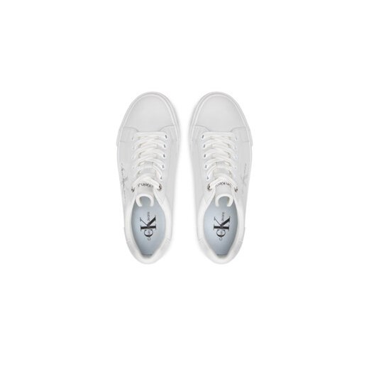 Sneakersy Calvin Klein Jeans Vulc Flatform Bold Lth YW0YW00821 Biały 38 eobuwie.pl