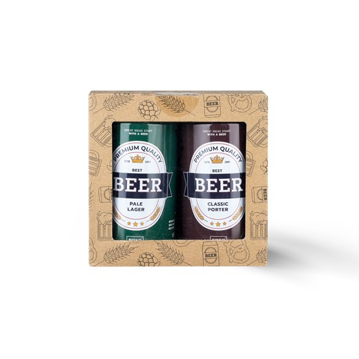 Zestaw 2x Skarpetki męskie kolorowe SOXO GOOD STUFF zabawne piwo w puszce na prezent ze sklepu Sklep SOXO w kategorii Skarpetki męskie - zdjęcie 183915534