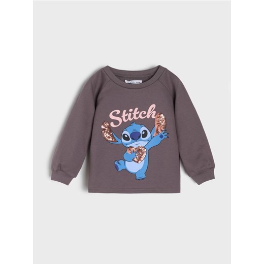 Sinsay - Bluza z ozdobnymi cekinami Stitch - szary ze sklepu Sinsay w kategorii Bluzy chłopięce - zdjęcie 183916374