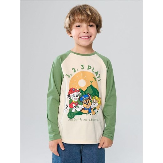 Sinsay - Koszulka z długimi rękawami PAW Patrol - zielony ze sklepu Sinsay w kategorii T-shirty chłopięce - zdjęcie 183916391