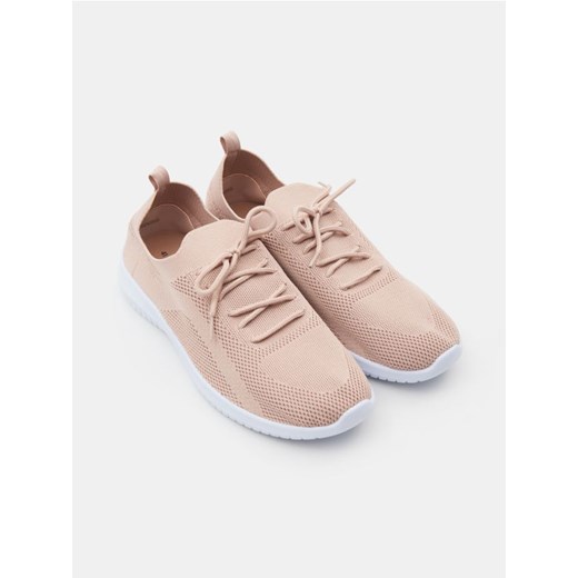 Sinsay - Wsuwane sneakersy - różowy ze sklepu Sinsay w kategorii Buty sportowe damskie - zdjęcie 183916400