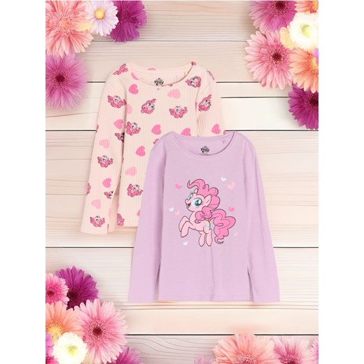 Sinsay - Koszulki 2 pack My Little Pony - fioletowy ze sklepu Sinsay w kategorii Bluzki dziewczęce - zdjęcie 183916420